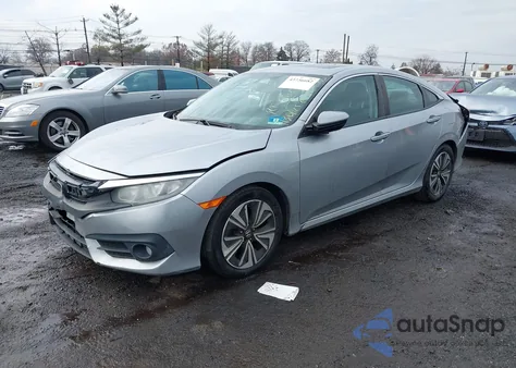 2017 Honda Civic Ex-L from USA, damaged, VIN 19XFC1F71HE209536
